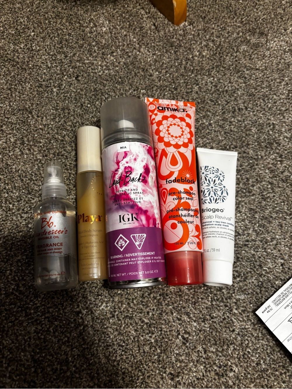 Hair care and body serum